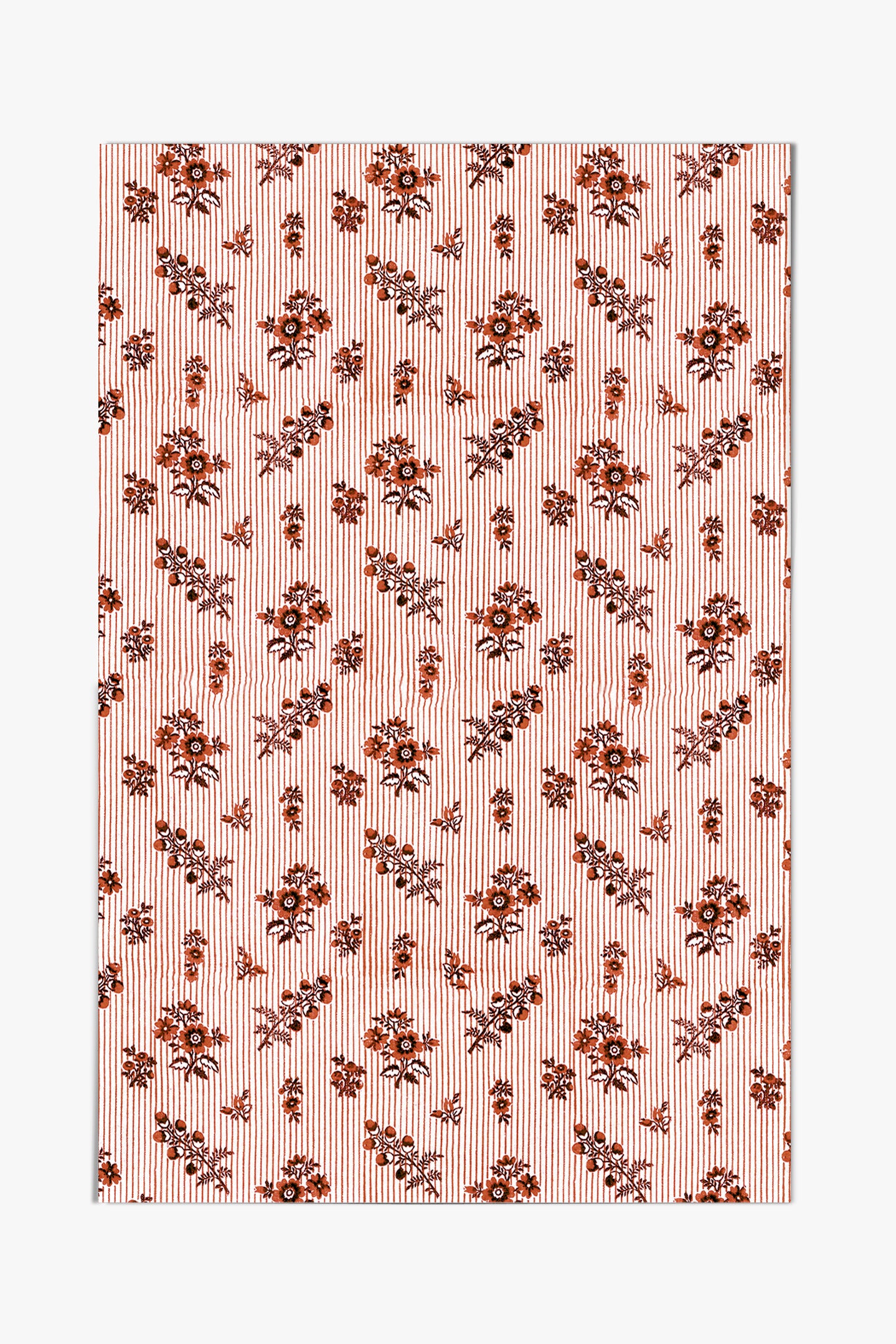 Petites Fleurs Stripe in Chestnut Paper Pack