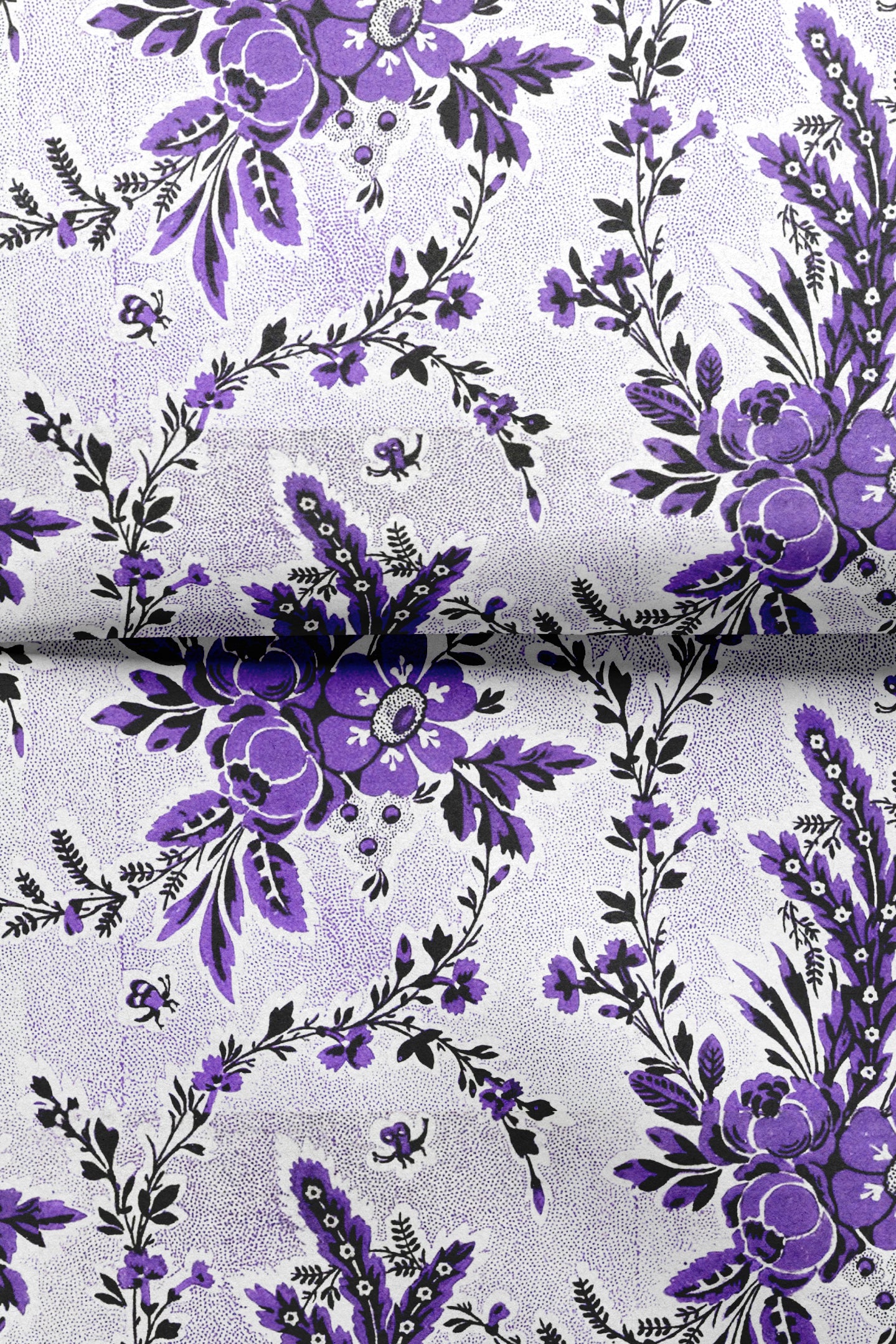 Field Bunches Toile in Heliotrope Paper Pack