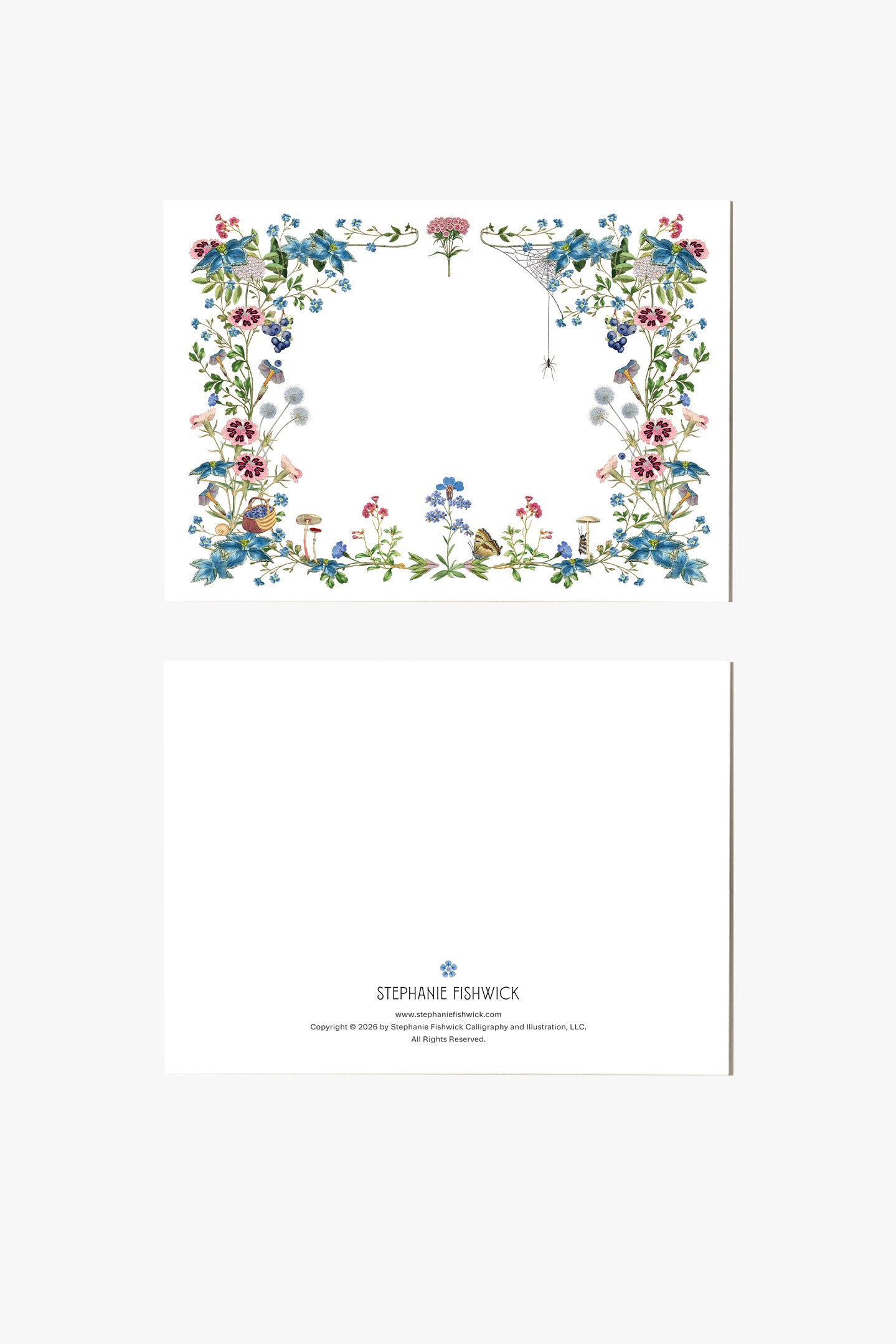 Blueberry Bramble Stationery Set