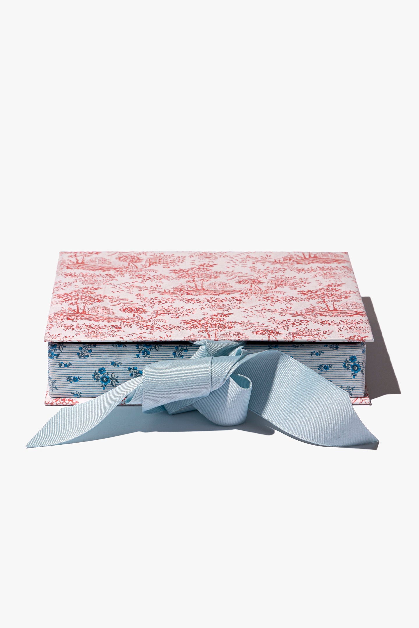 Toile and Petites Fleurs Keepsake Box