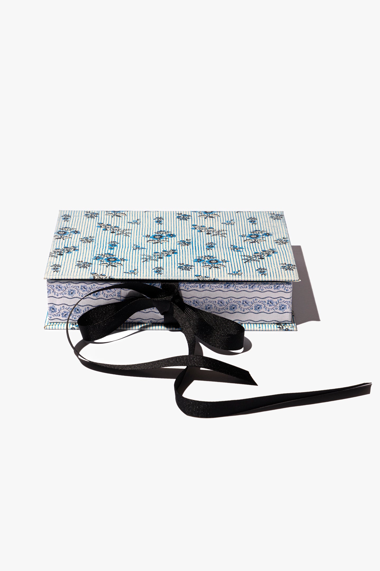 Petites Fleurs Stripe Keepsake Box