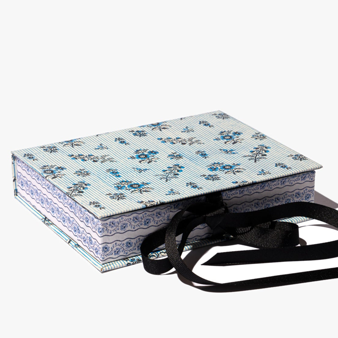 Petites Fleurs Stripe Keepsake Box