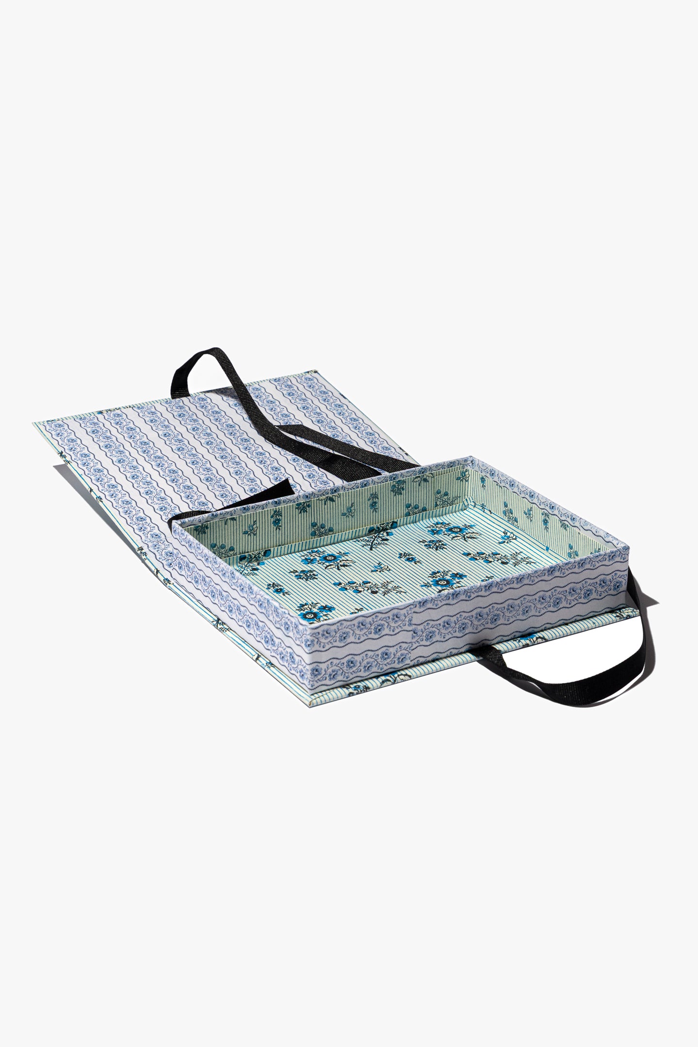 Petites Fleurs Stripe Keepsake Box