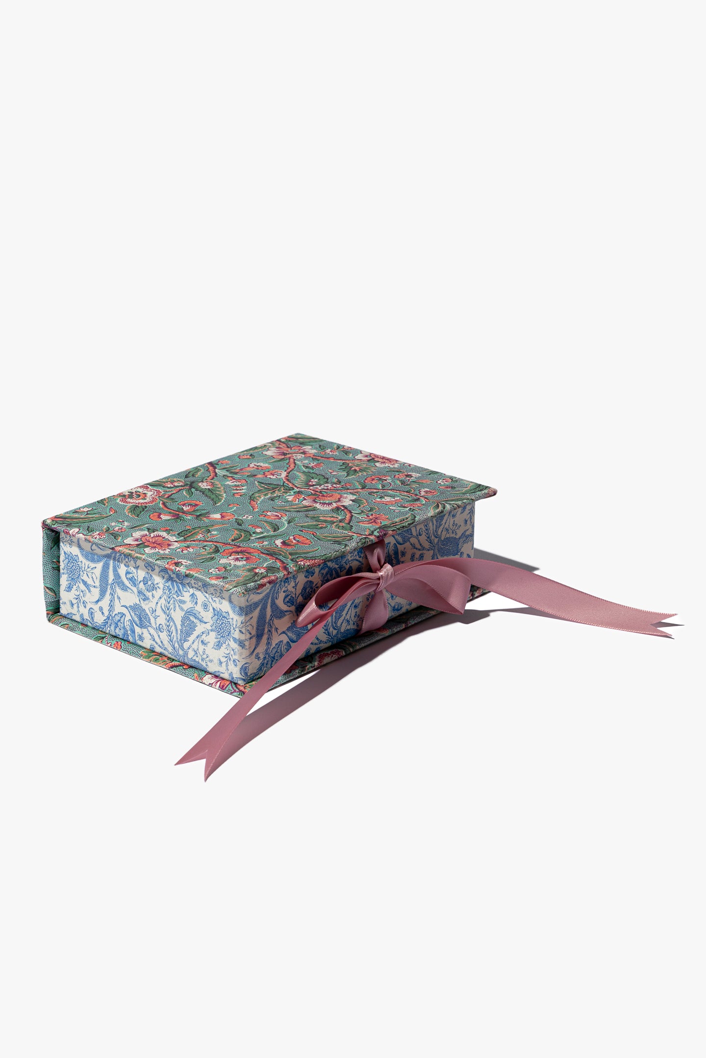 Divided Storage Box with Quilted Pattern Papers
