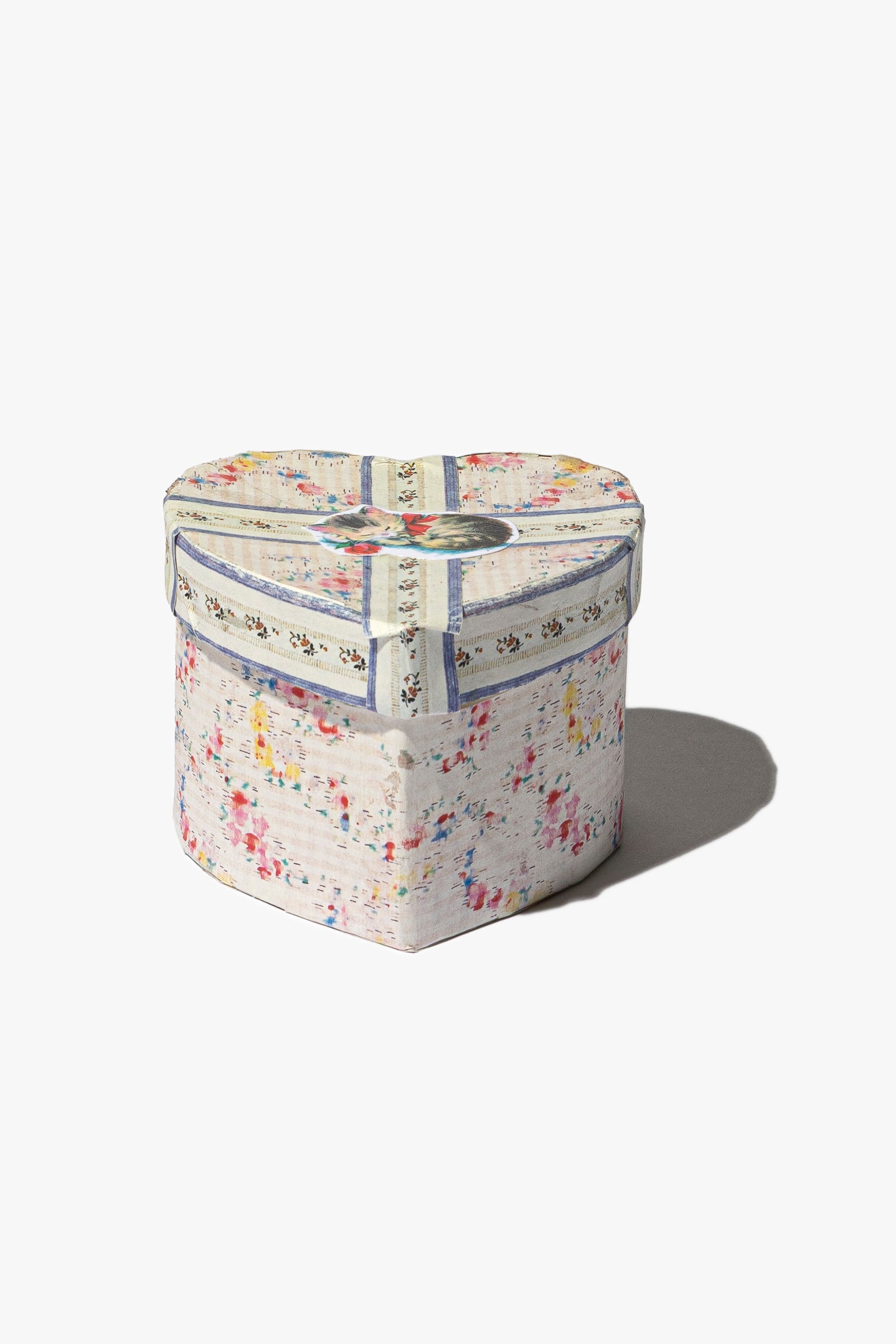 Small Kitten Heart Keepsake Box