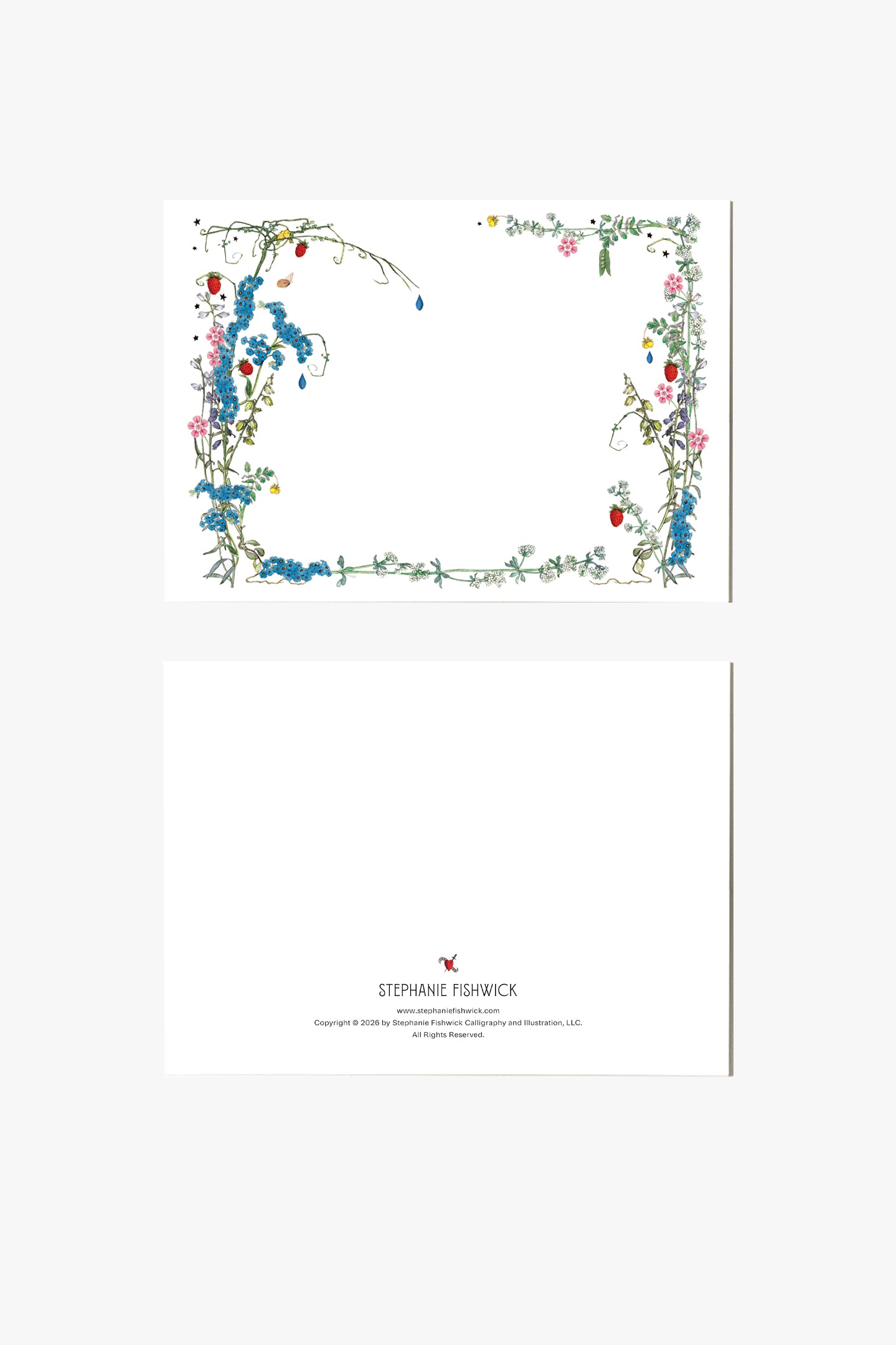 Dewy Meadow Stationery Set