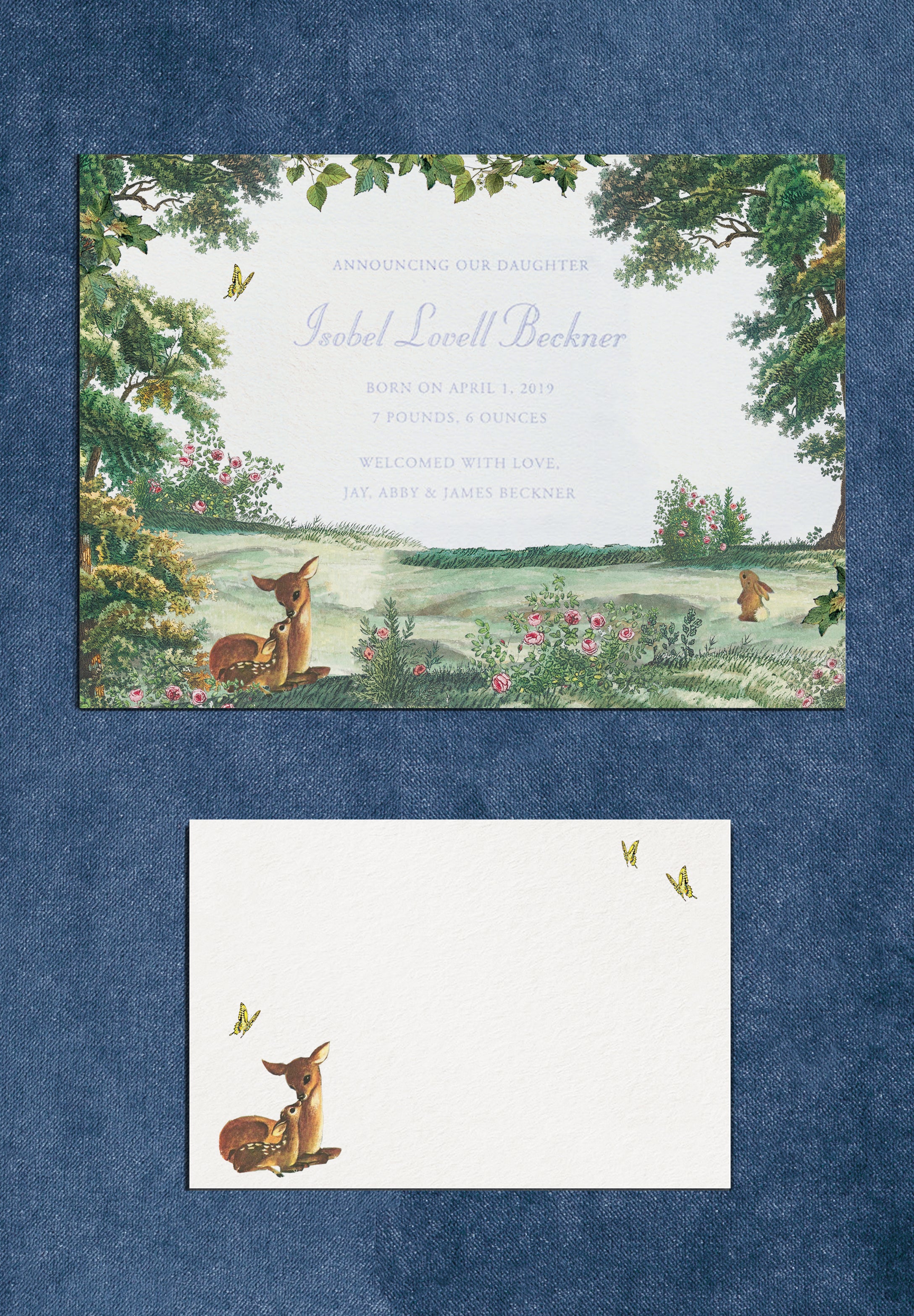 Fawns' Field Birth Announcement