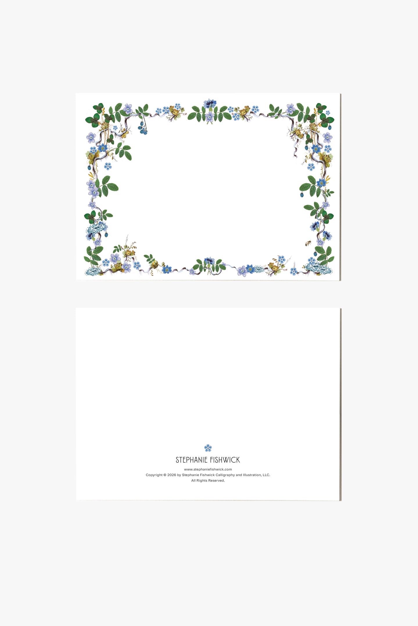 Forget–Me–Not Stationery Set