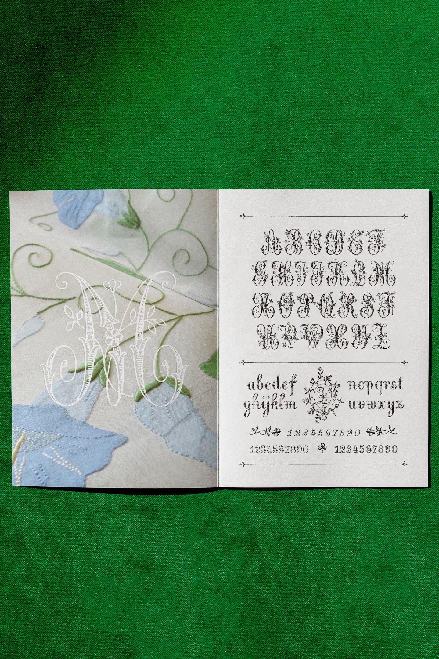 Broderie Display: An Engraved Font