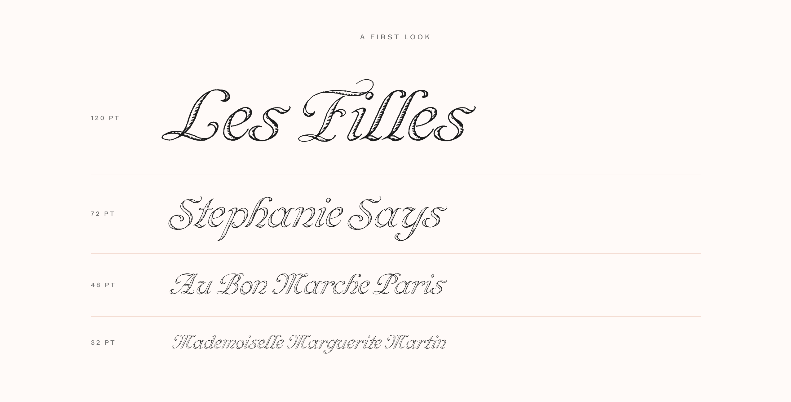 Les Filles Script