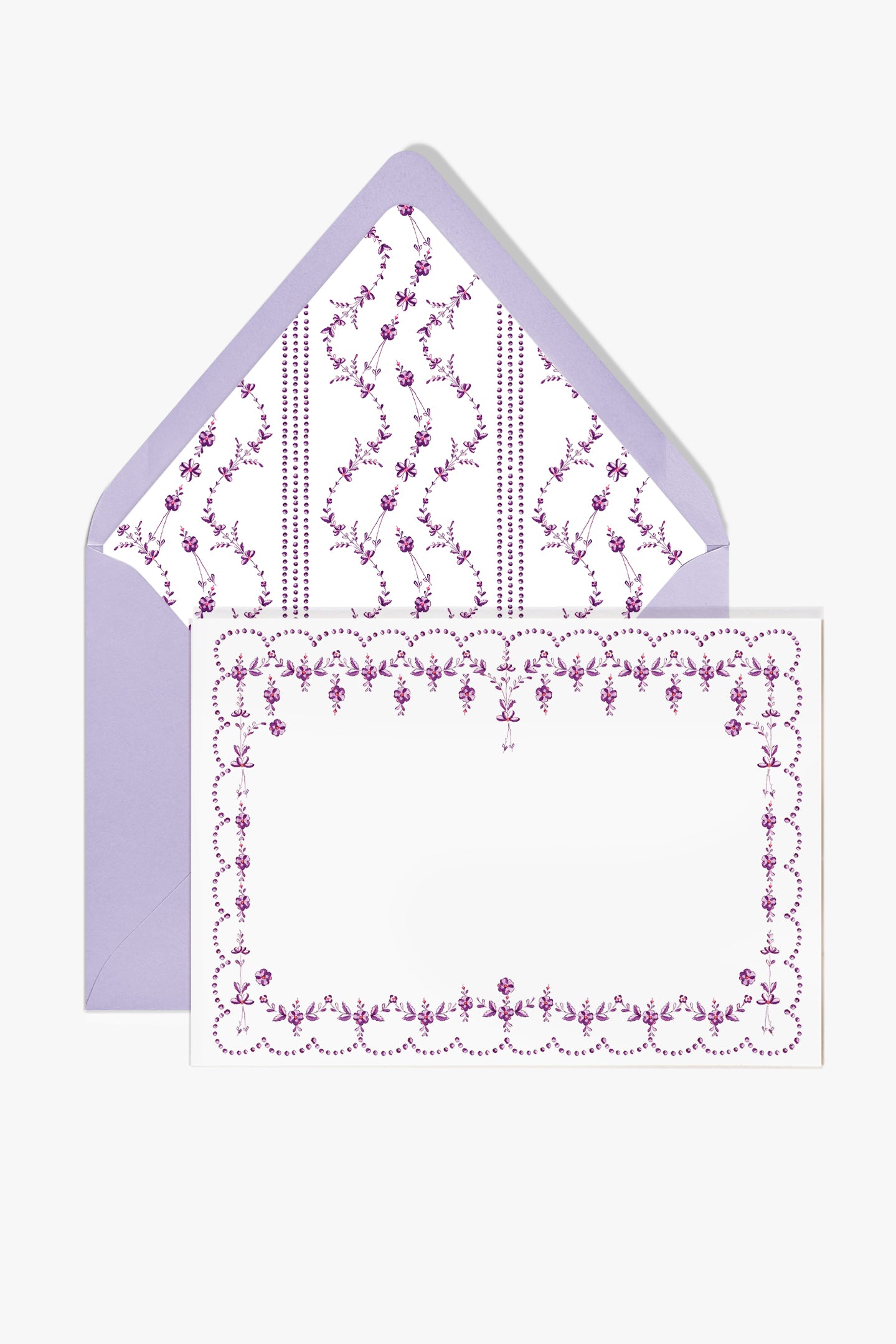 Lavender Regency Stationery Set