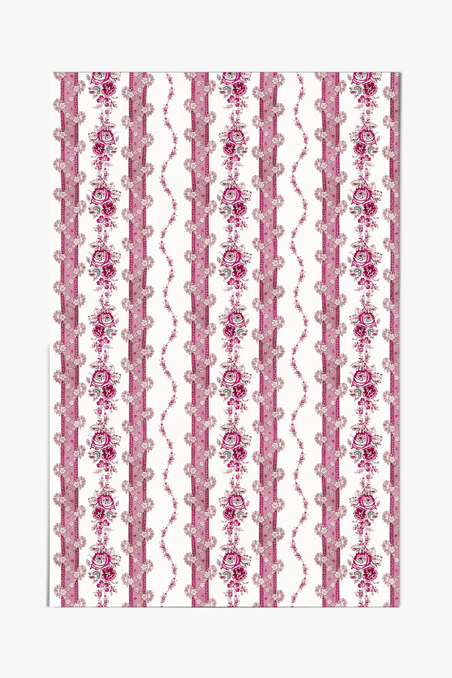 Indienne Stripe in Raspberry Paper Pack