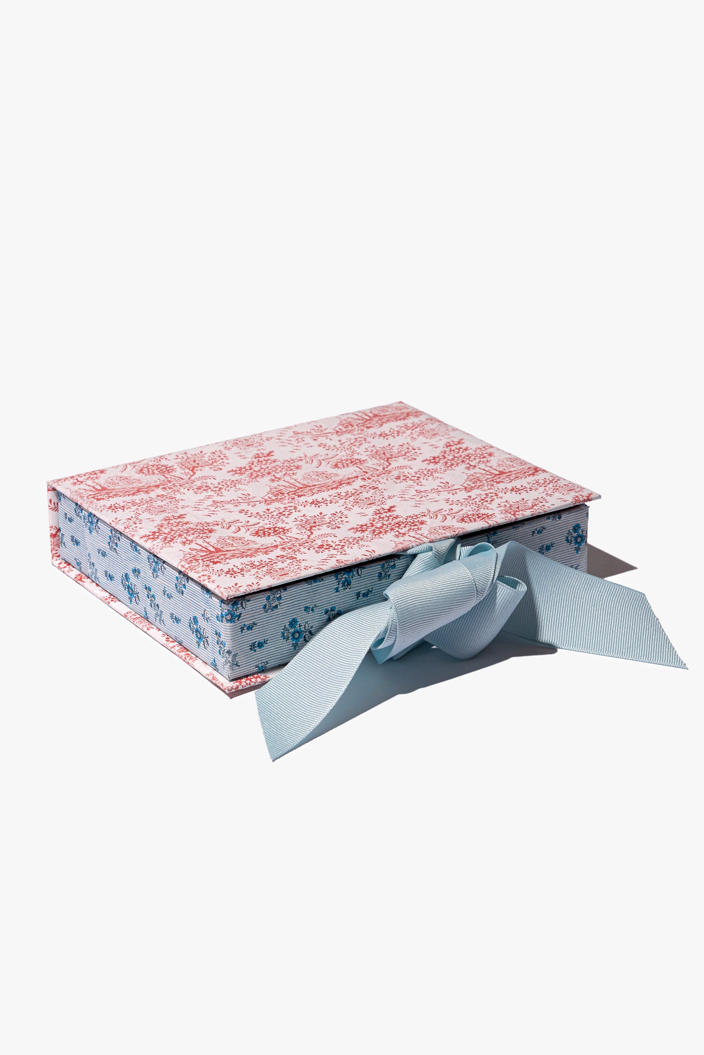 Toile and Petites Fleurs Keepsake Box