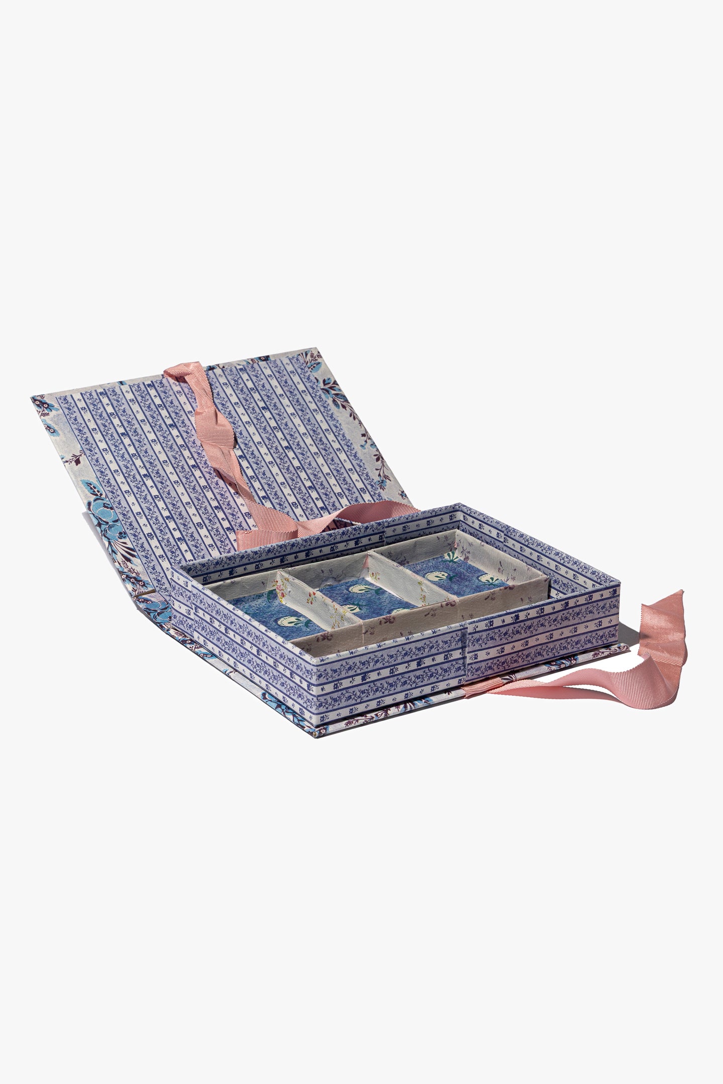 Field Bunches Toile Keepsake Box