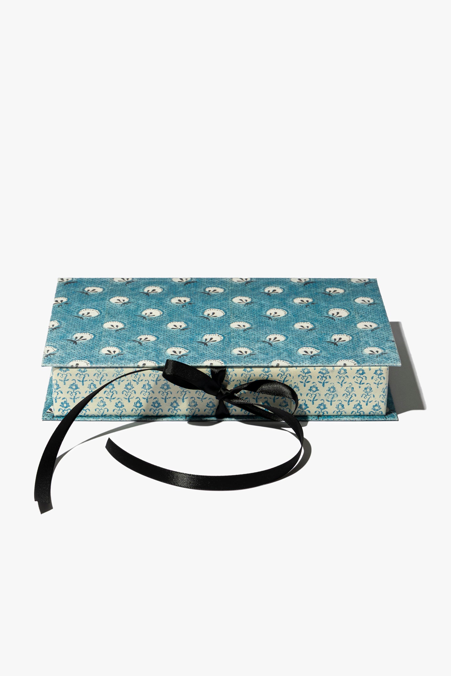Blue Domino Patterns Keepsake Box