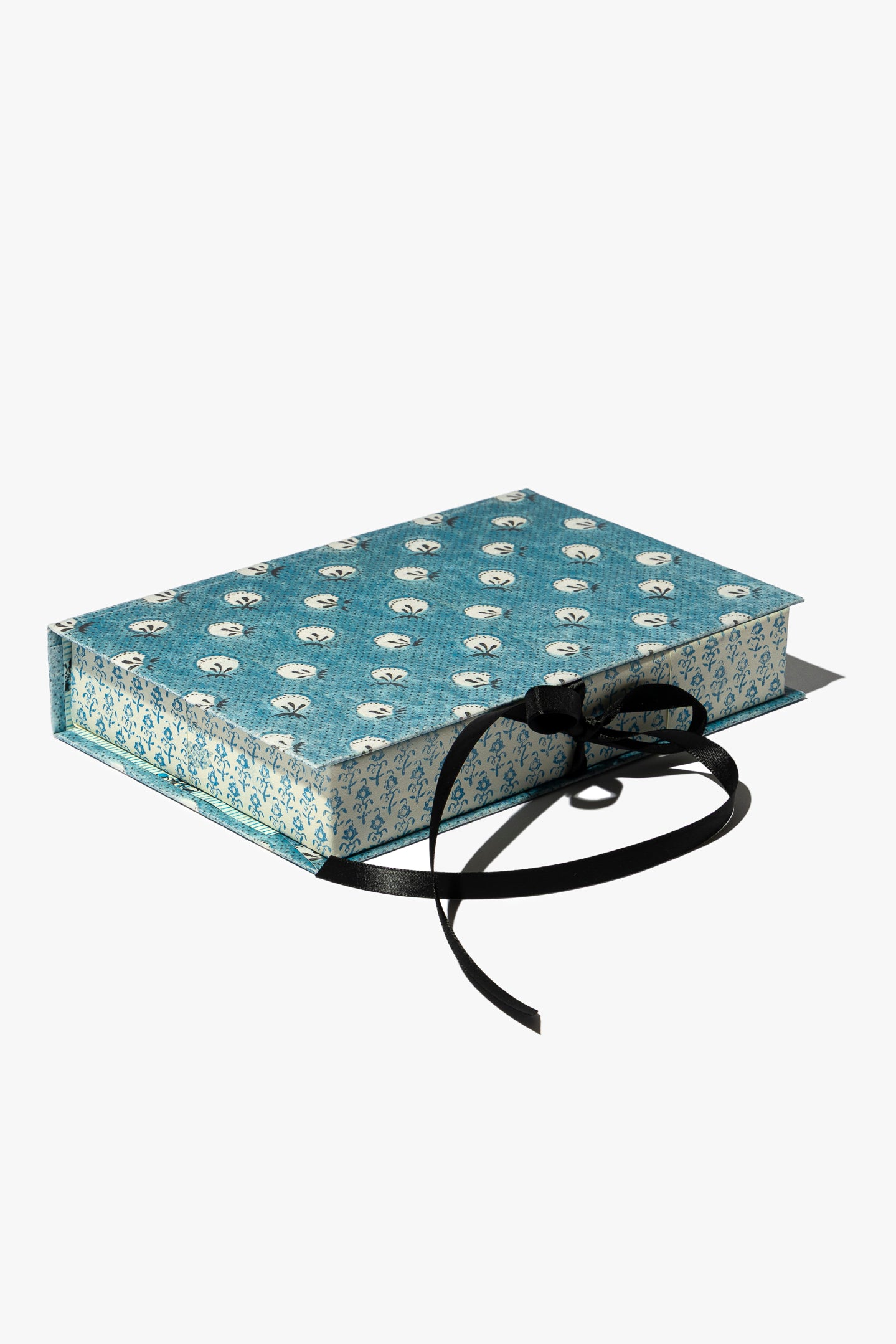 Blue Domino Patterns Keepsake Box
