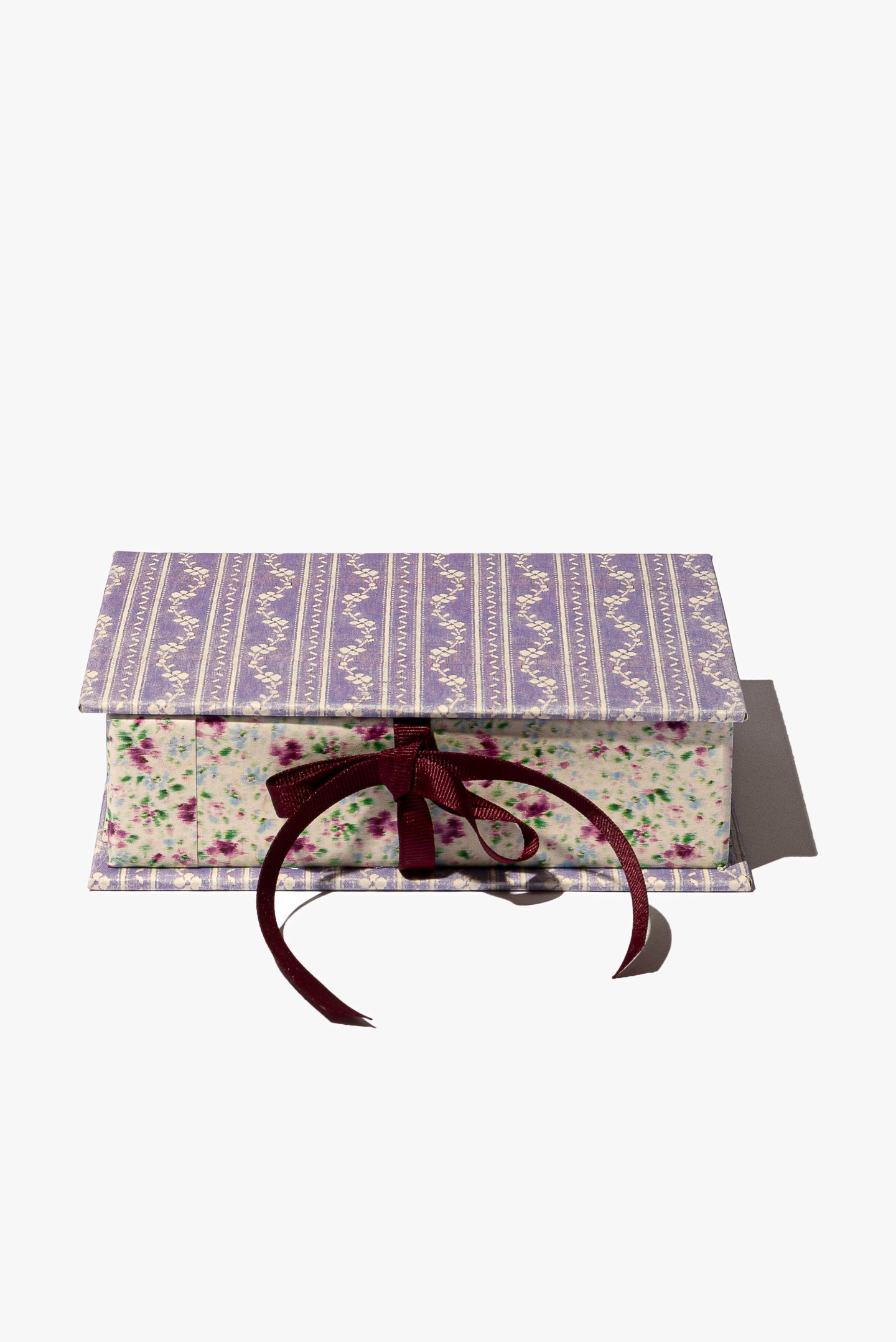 Divided Storage Box in French Lavenders