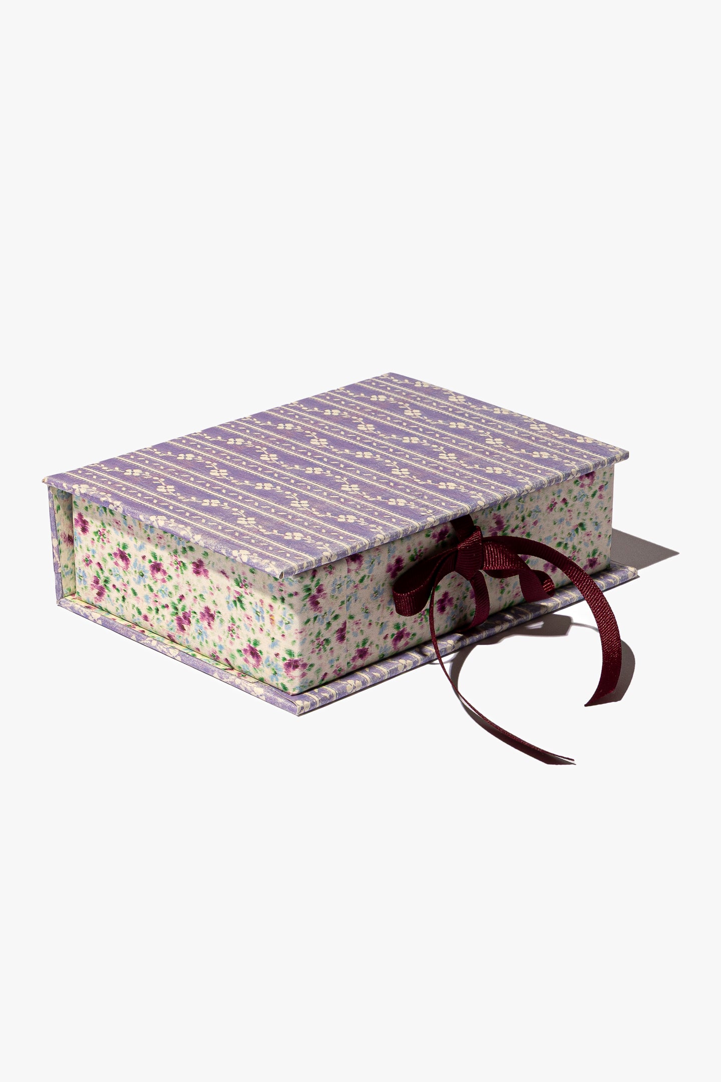 Divided Storage Box in French Lavenders