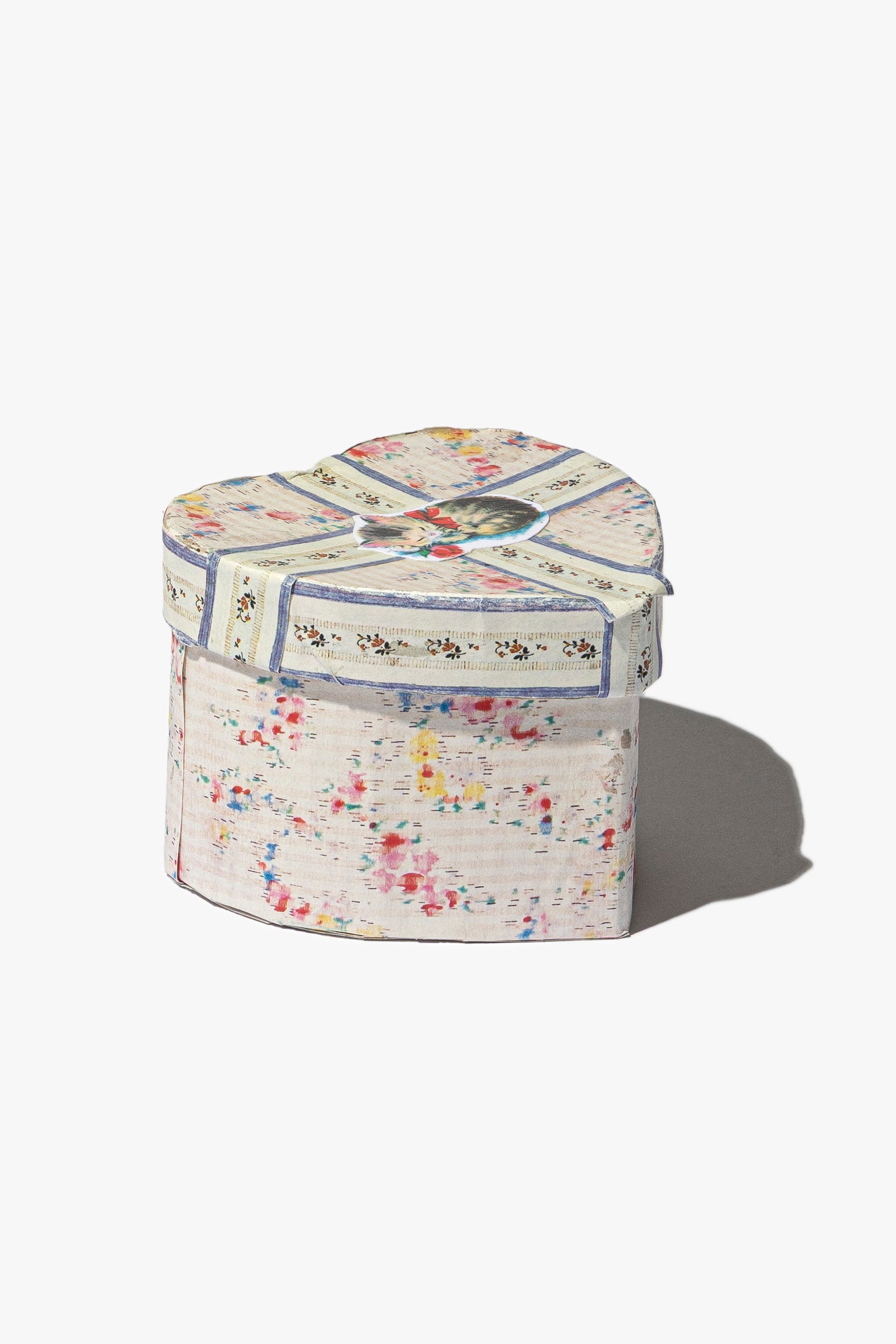 Small Kitten Heart Keepsake Box