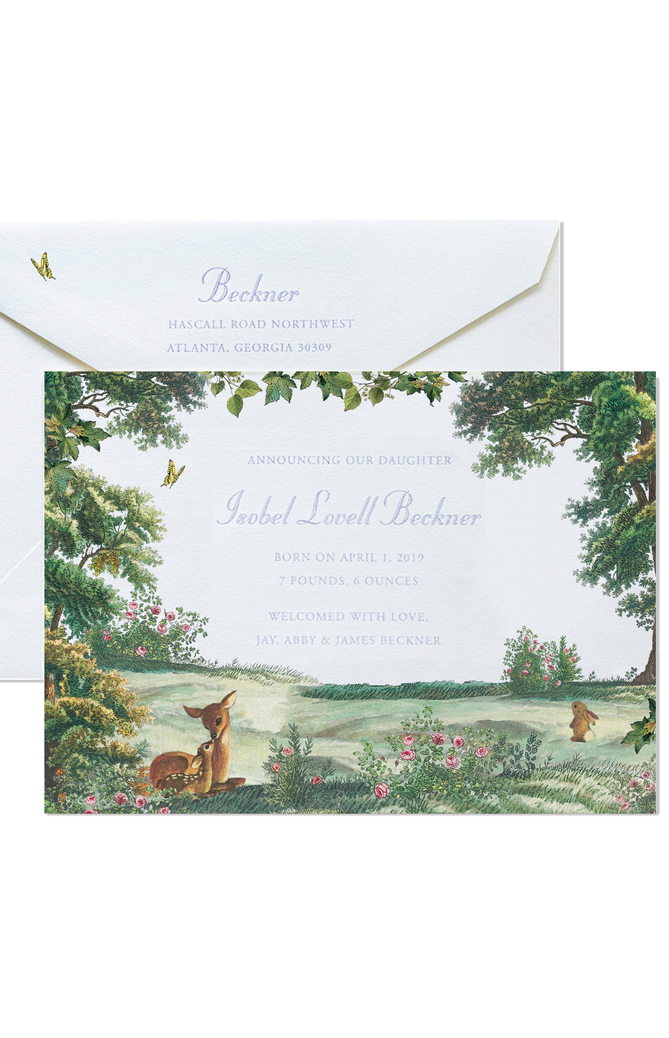 Fawns' Field Birth Announcement