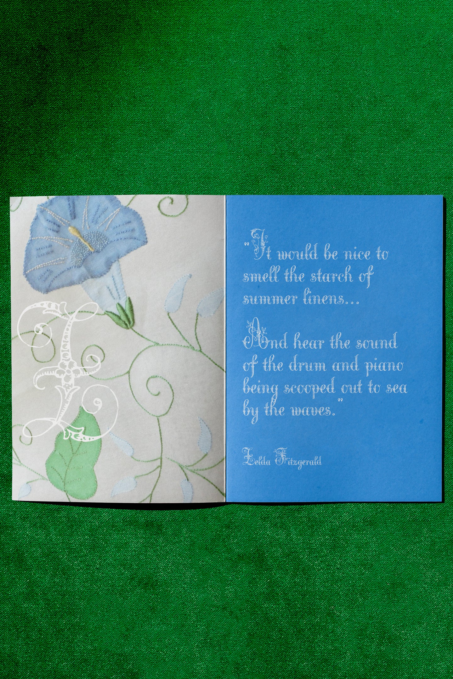 Broderie Display: An Engraved Font