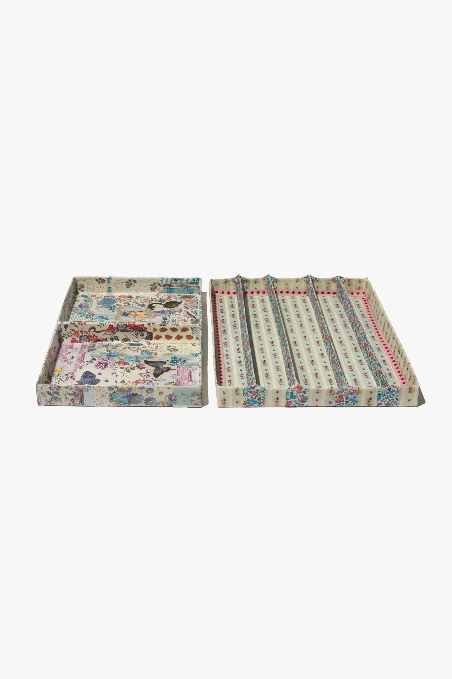 Victorian-Inspired Decoupage Special Tray Set