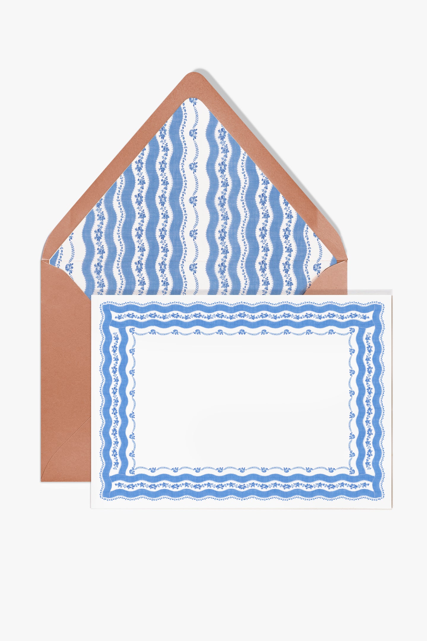 French Blue Provence Stripe Stationery Set